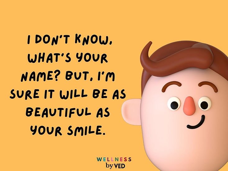smile pick up lines 