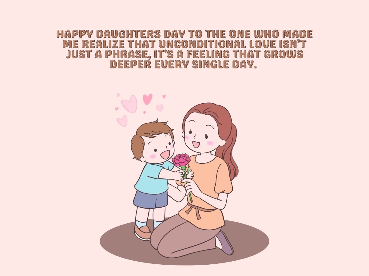 Happy Daughters Day to the one who made me realize that unconditional love isn’t just a phrase, it's a feeling that grows deeper every single day.