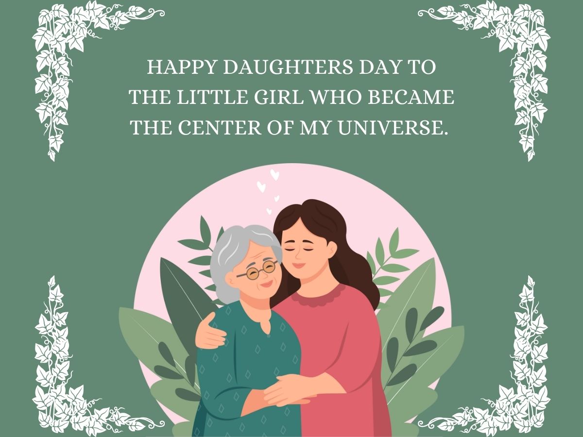 Happy Daughters Day to the little girl who became the center of my universe. 
