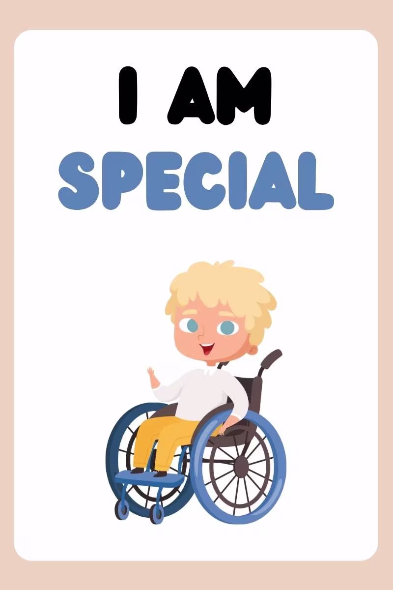 i am special, affirmations for kids
