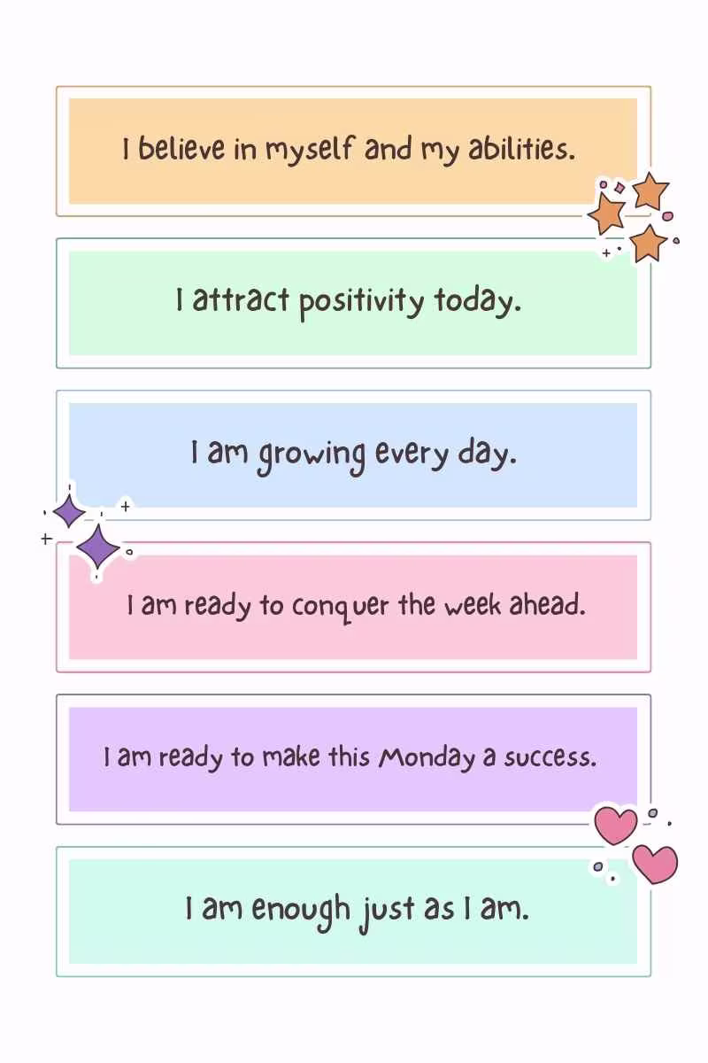 Monday affirmations 