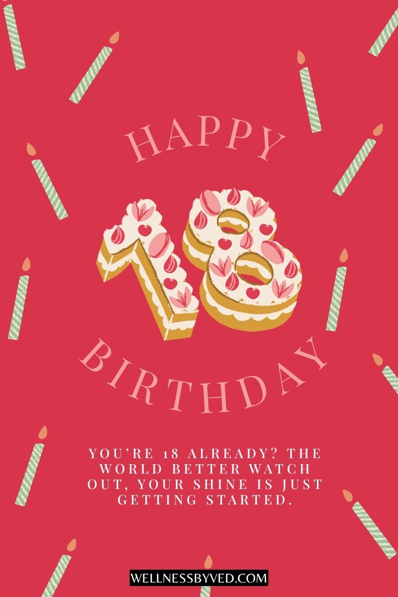 Happy 18th birthday​