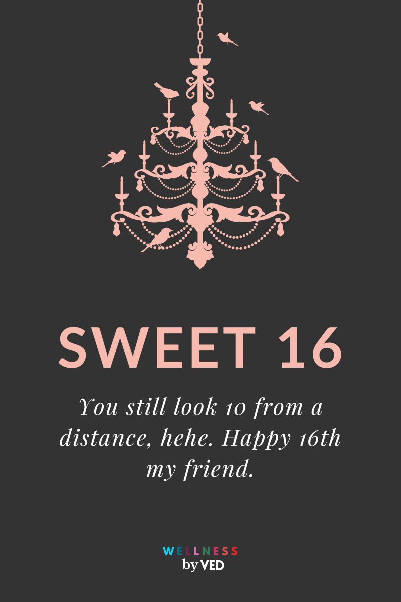 Happy Sweet 16 Birthday Wishes