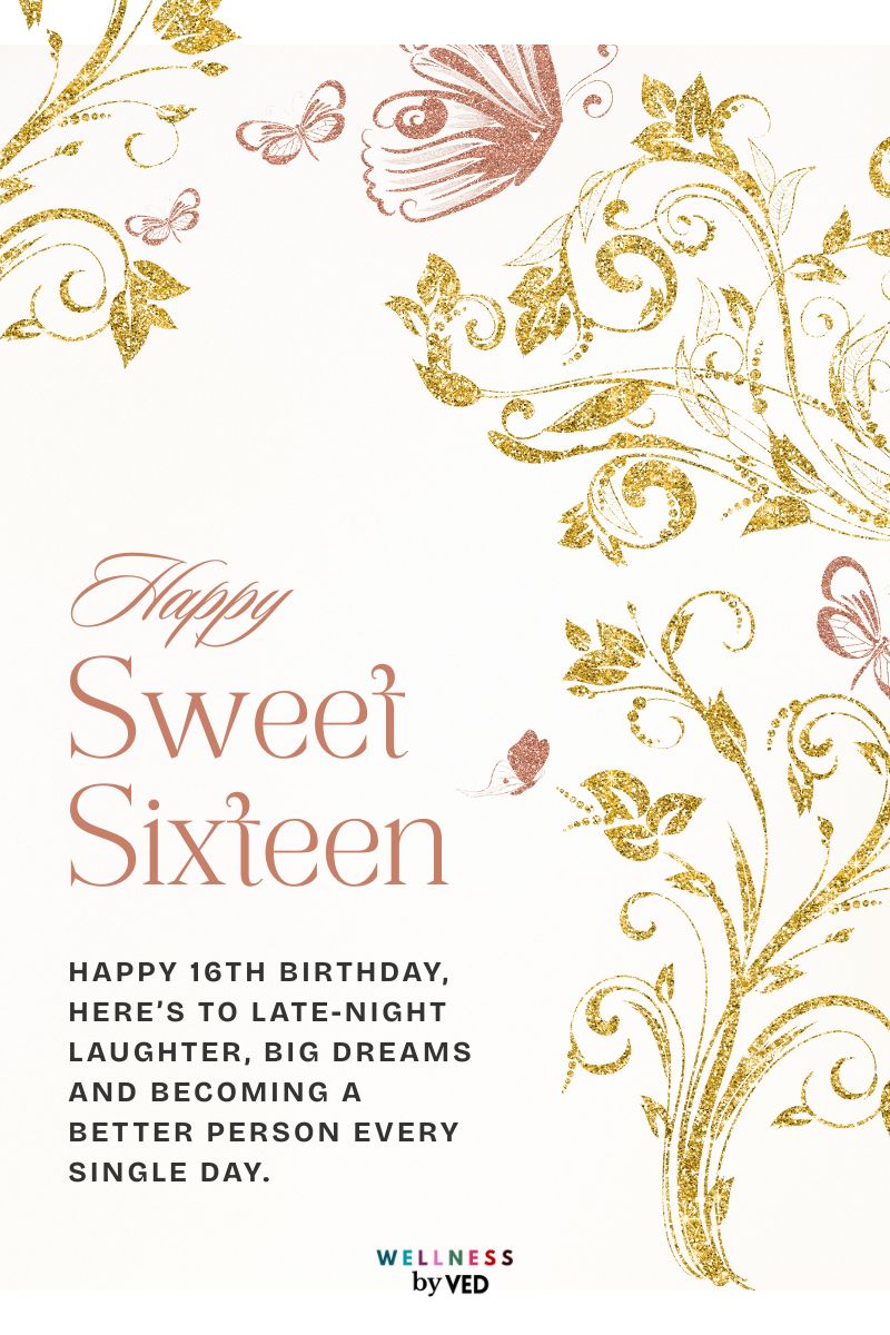 Happy Sweet 16 Birthday Wishes