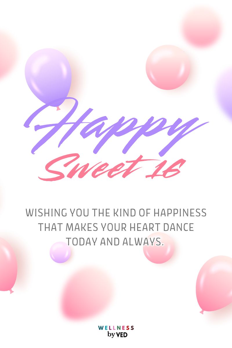 Happy Sweet 16 Birthday Wishes