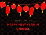 25 Beautiful ways to say Happy New Year in Chinese